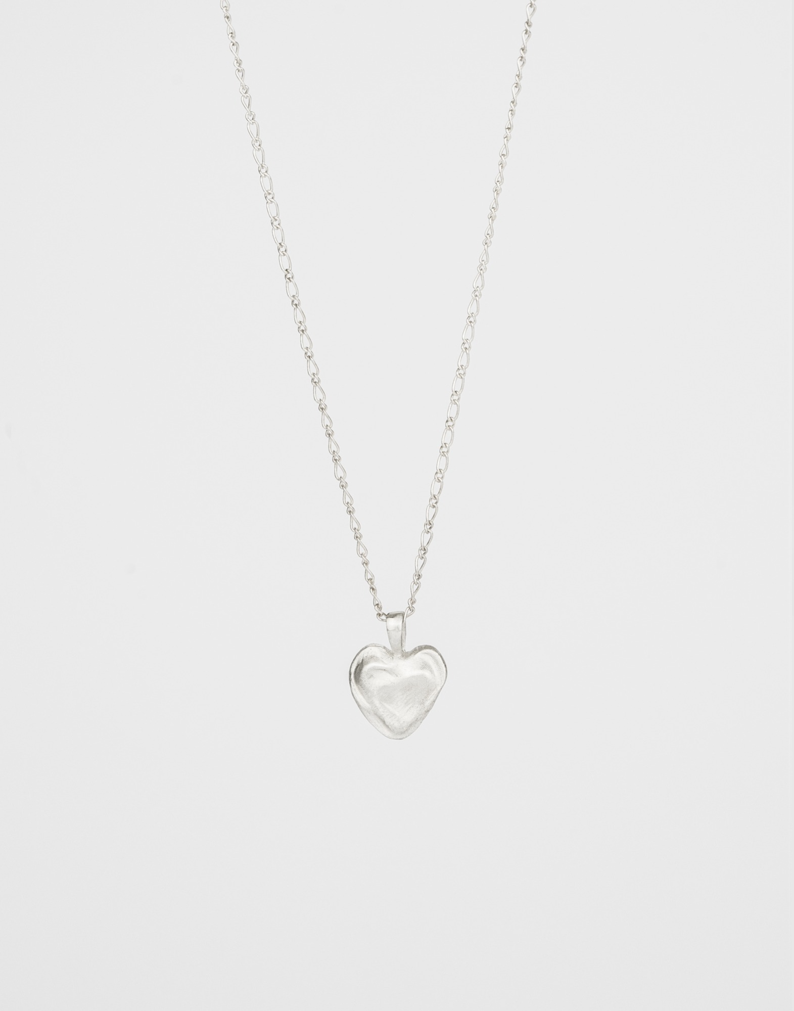 925 Silver base heart necklace
